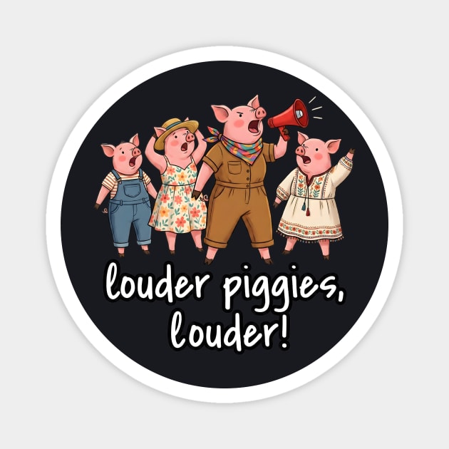 This Piggy Will NOT Be Quiet Magnet by Charles's Store 8